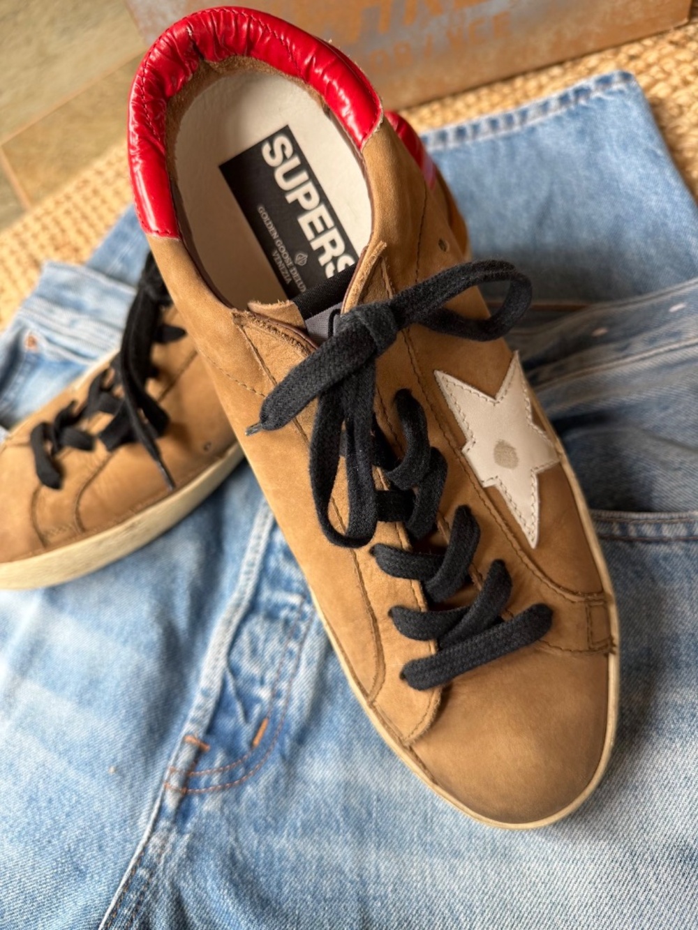 Golden Goose Superstar Sneakers | Olive Nabuk | EU 40 with box - Picture 2 of 12